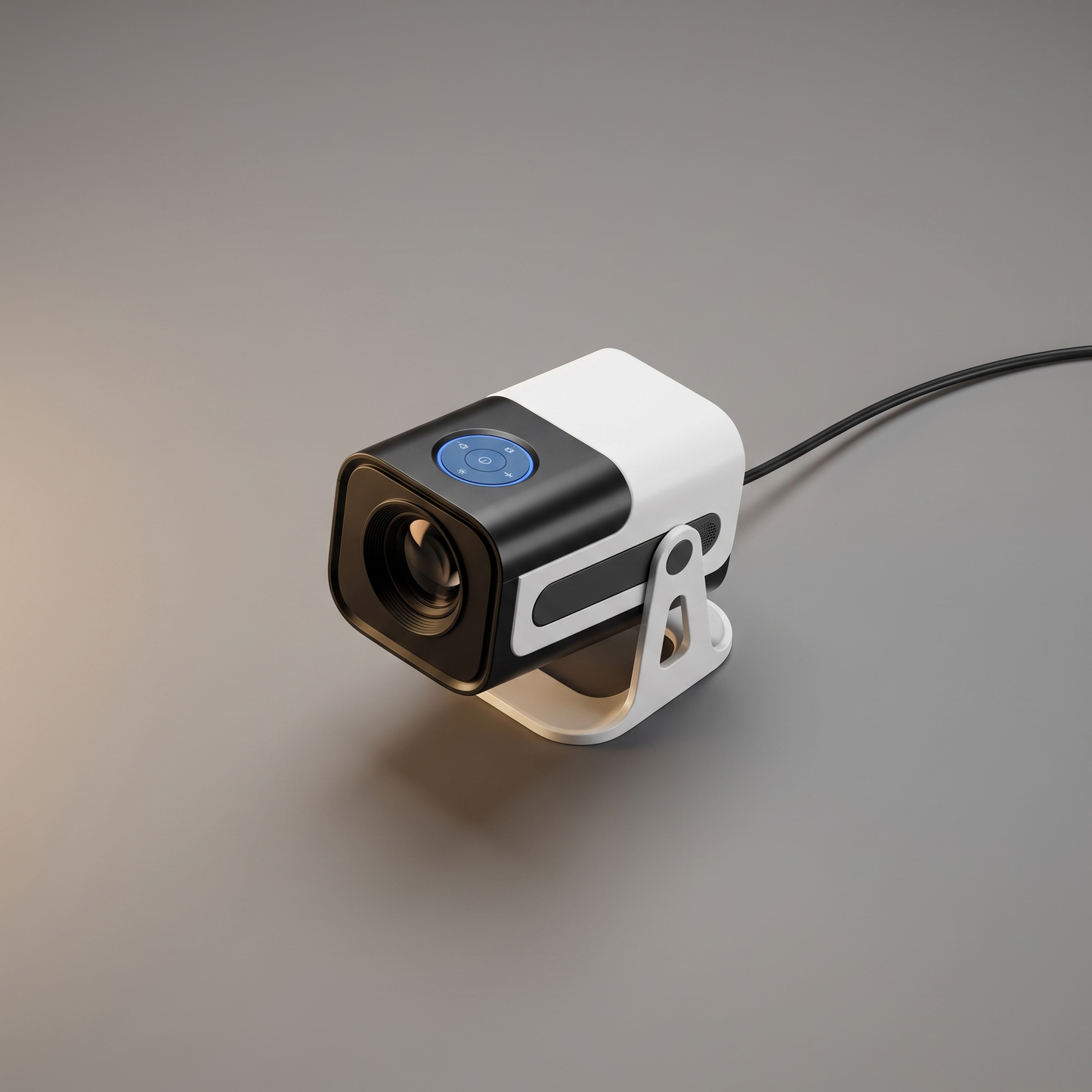 Portable mini WiFi projector, top view
